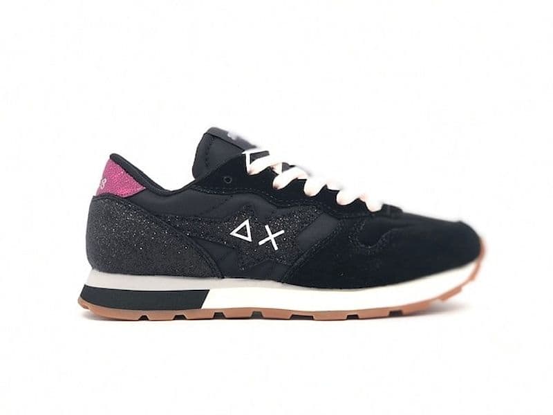 SUN68 Sneakers Girl's Stargirl Glitter nero fucsia in prodotto Calzature Durello - Agna, commercioVirtuoso.it