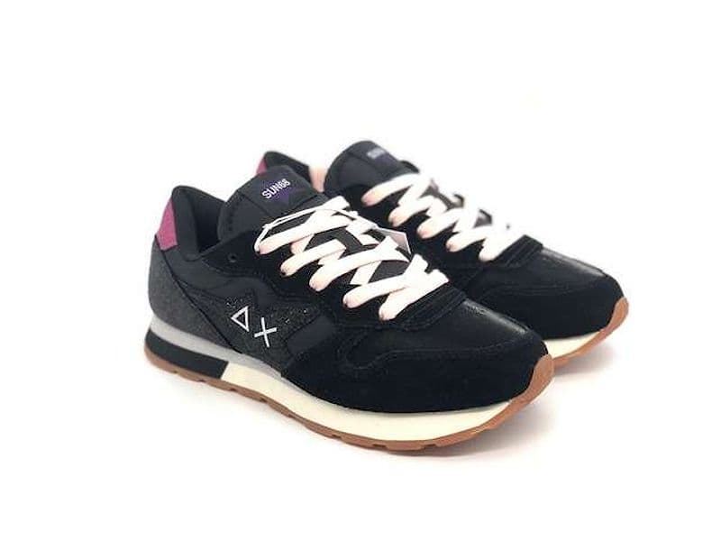 SUN68 Sneakers Girl's Stargirl Glitter nero fucsia in prodotto Calzature Durello - Agna, commercioVirtuoso.it