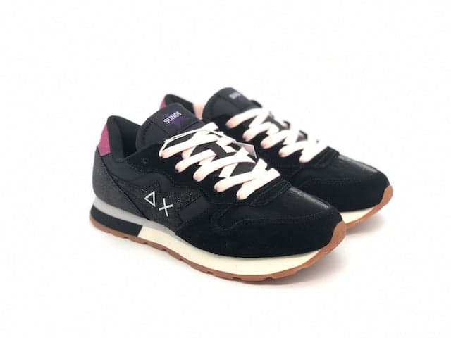 SUN68 Sneakers Girl's Stargirl Glitter nero fucsia in prodotto Calzature Durello - Agna, commercioVirtuoso.it