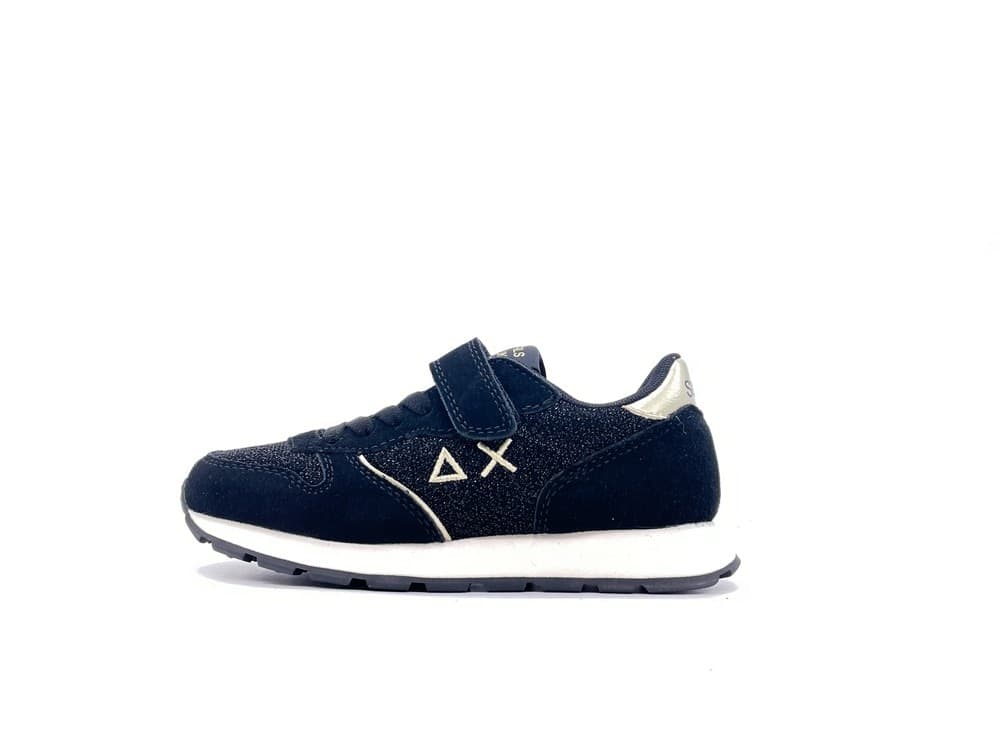 SUN68 Sneakers Bambina Nero Glitter Textile Kid in Sneaker casual Calzature Durello - Agna, commercioVirtuoso.it