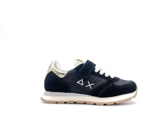 SUN68 Bambina Ally Glitter Nero Kids in prodotto Calzature Durello - Agna, commercioVirtuoso.it