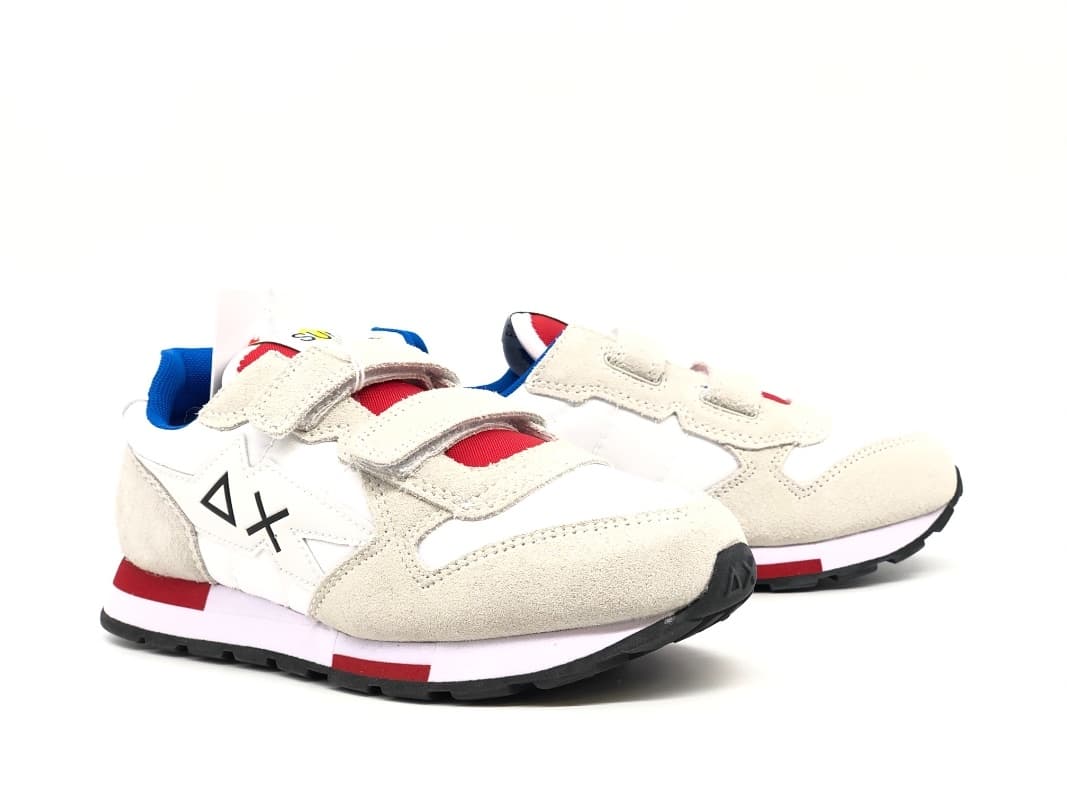 SUN68 Sneakers Boy's Niki Nylon Solid bianco - 6