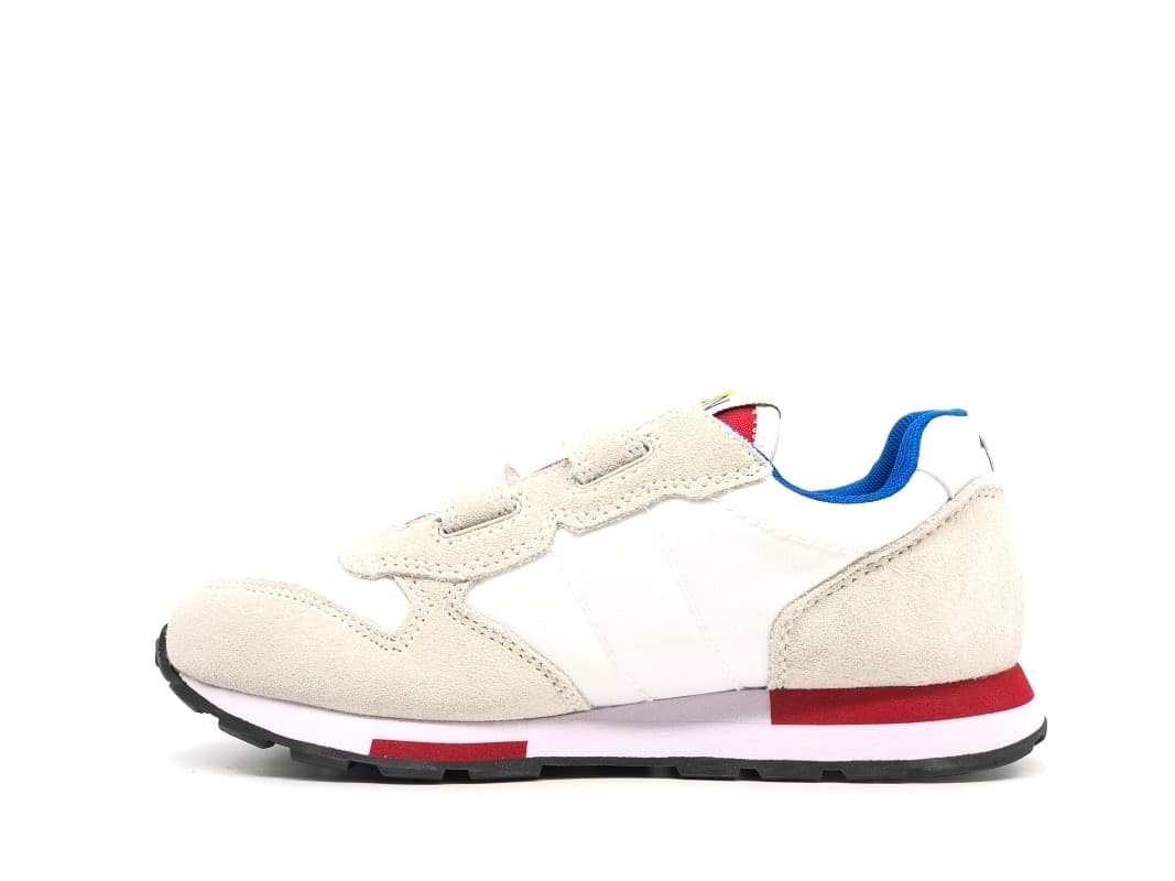 SUN68 Sneakers Boy's Niki Nylon Solid bianco in Sneaker casual Calzature Durello - Agna, commercioVirtuoso.it