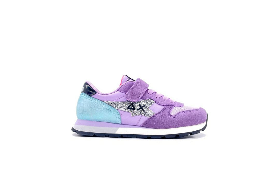 SUN68 Sneakers Bambina Girl's Stargirl Glitter Logo Lilla in prodotto Calzature Durello - Agna, commercioVirtuoso.it