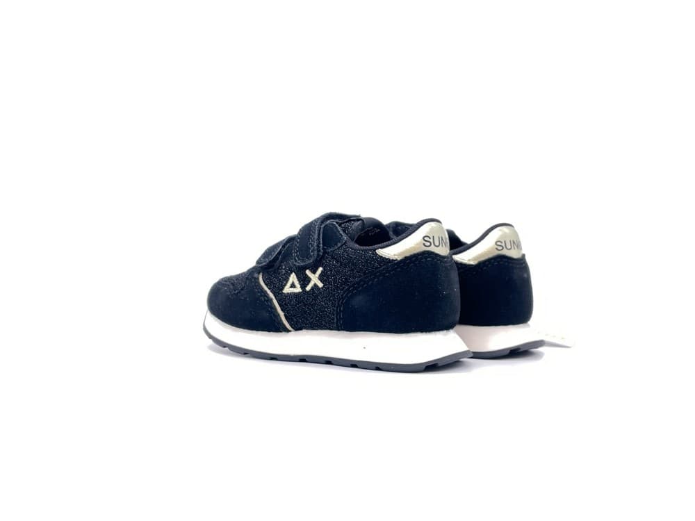 SUN68 Sneakers Bambina Nero Glitter Textile in Sneaker casual Calzature Durello - Agna, commercioVirtuoso.it