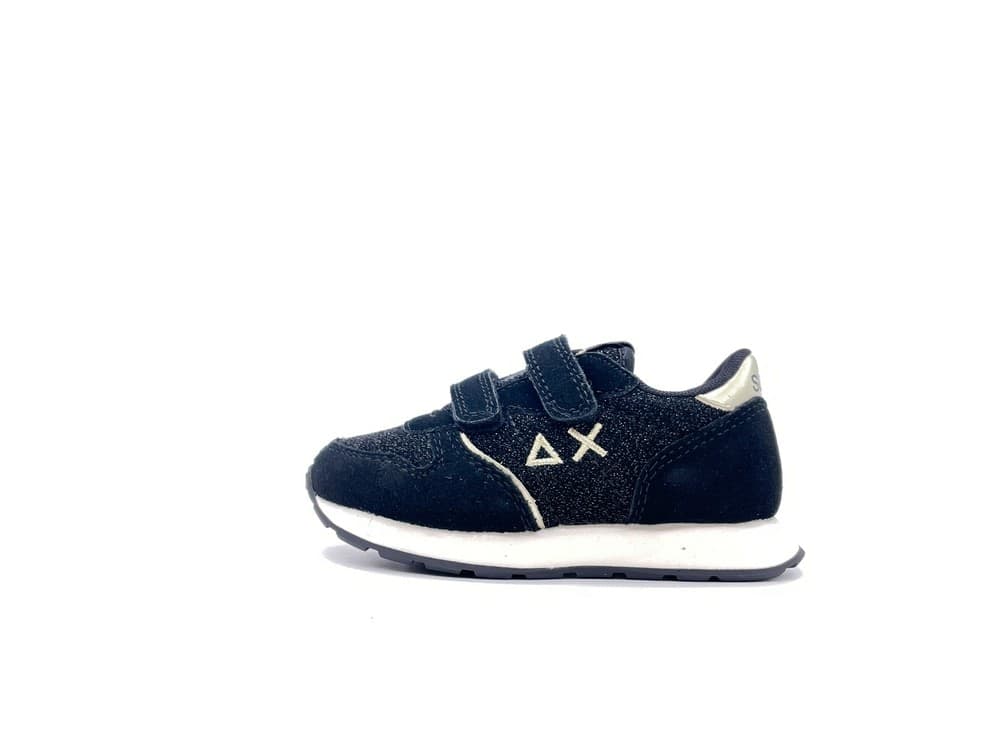 SUN68 Sneakers Bambina Nero Glitter Textile in Sneaker casual Calzature Durello - Agna, commercioVirtuoso.it