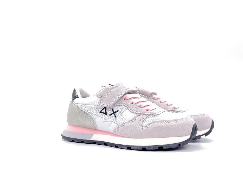 SUN68 Sneakers Bambina Girl's Ally Solid Nylon Bianco - 6