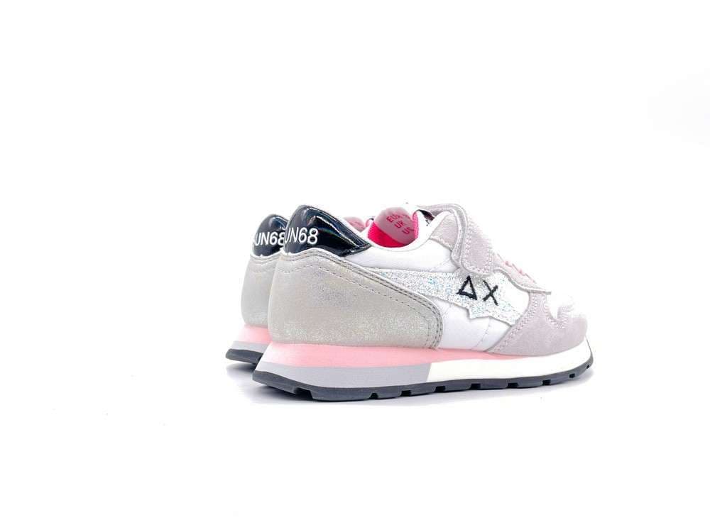 SUN68 Sneakers Bambina Girl's Ally Solid Nylon Bianco in Sneaker casual Calzature Durello - Agna, commercioVirtuoso.it