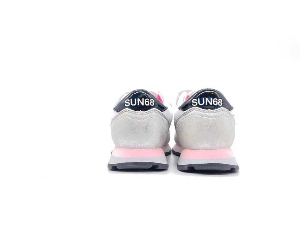 SUN68 Sneakers Bambina Girl's Ally Solid Nylon Bianco in Sneaker casual Calzature Durello - Agna, commercioVirtuoso.it