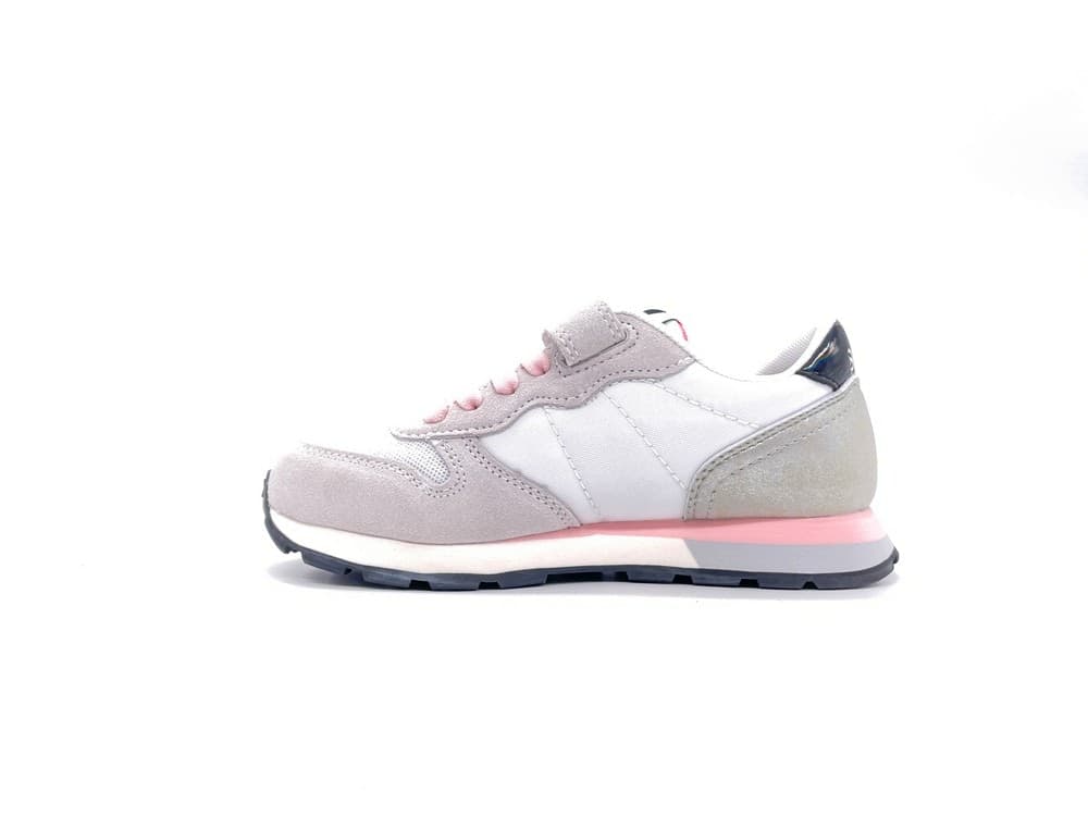 SUN68 Sneakers Bambina Girl's Ally Solid Nylon Bianco in Sneaker casual Calzature Durello - Agna, commercioVirtuoso.it