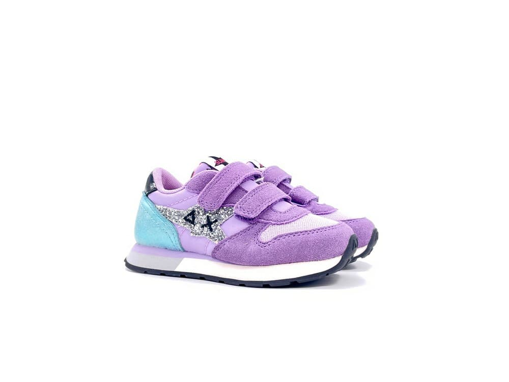 SUN68 Sneakers Bambina Girl's Stargirl Glitter logo Lilla - 6