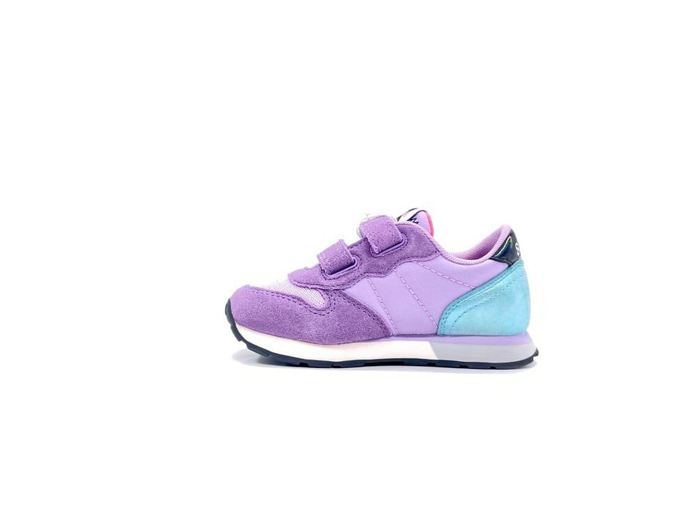SUN68 Sneakers Bambina Girl's Stargirl Glitter logo Lilla in Sneaker casual Calzature Durello - Agna, commercioVirtuoso.it