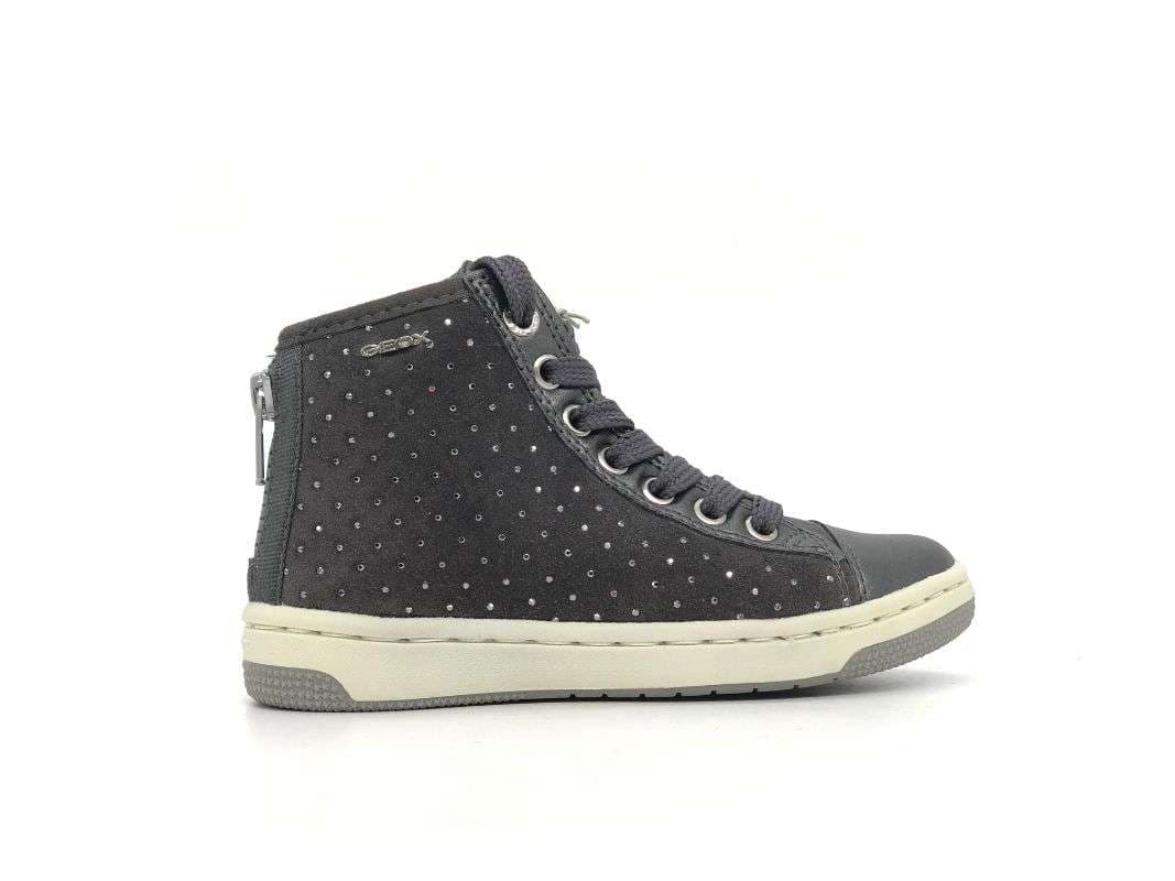 GEOX Sneakers alta bambina J Creamy B grigio in Sneaker casual Calzature Durello - Agna, commercioVirtuoso.it