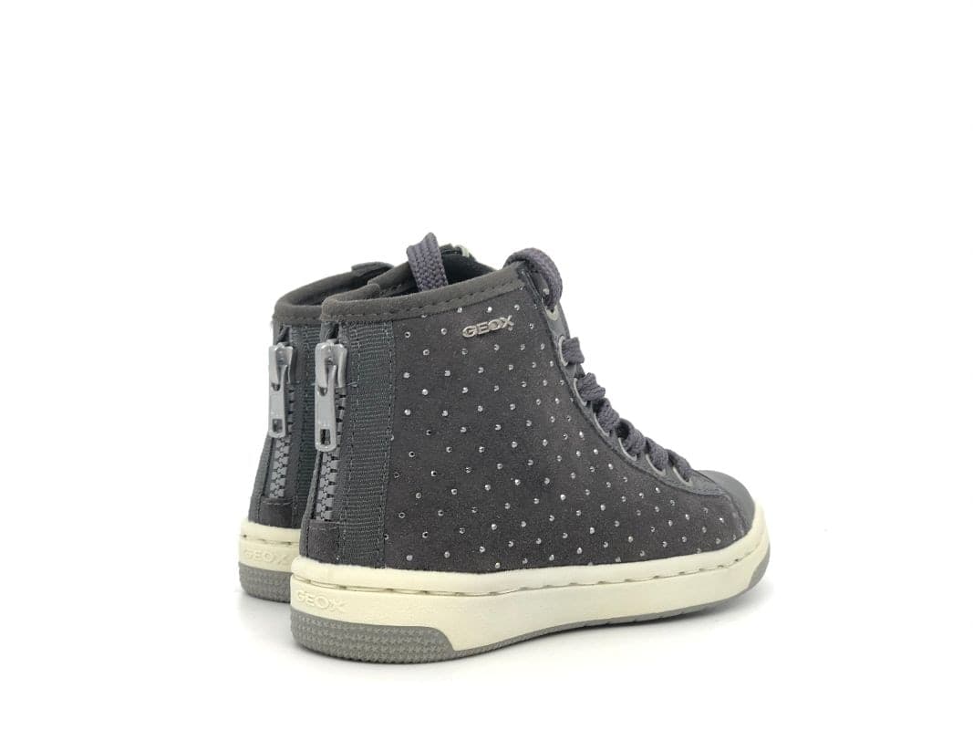 GEOX Sneakers alta bambina J Creamy B grigio in Sneaker casual Calzature Durello - Agna, commercioVirtuoso.it