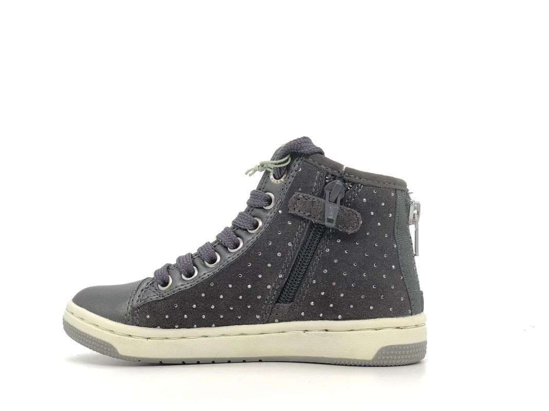GEOX Sneakers alta bambina J Creamy B grigio in Sneaker casual Calzature Durello - Agna, commercioVirtuoso.it