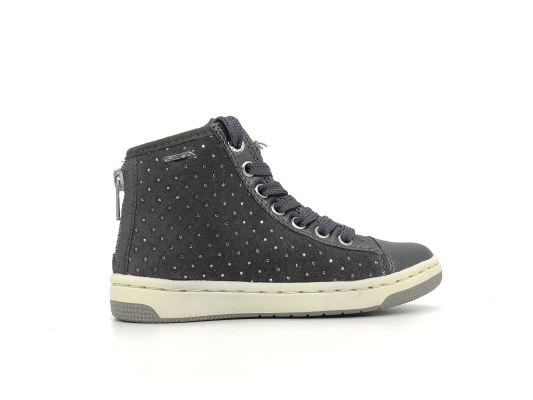 GEOX Sneakers alta bambina J Creamy B grigio in Sneaker casual Calzature Durello - Agna, commercioVirtuoso.it