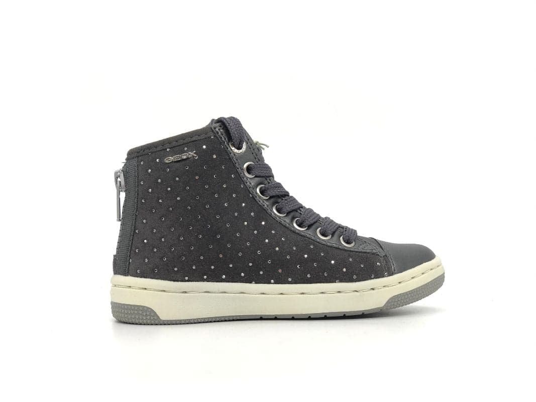 GEOX Sneakers alta bambina J Creamy B grigio in Sneaker casual Calzature Durello - Agna, commercioVirtuoso.it