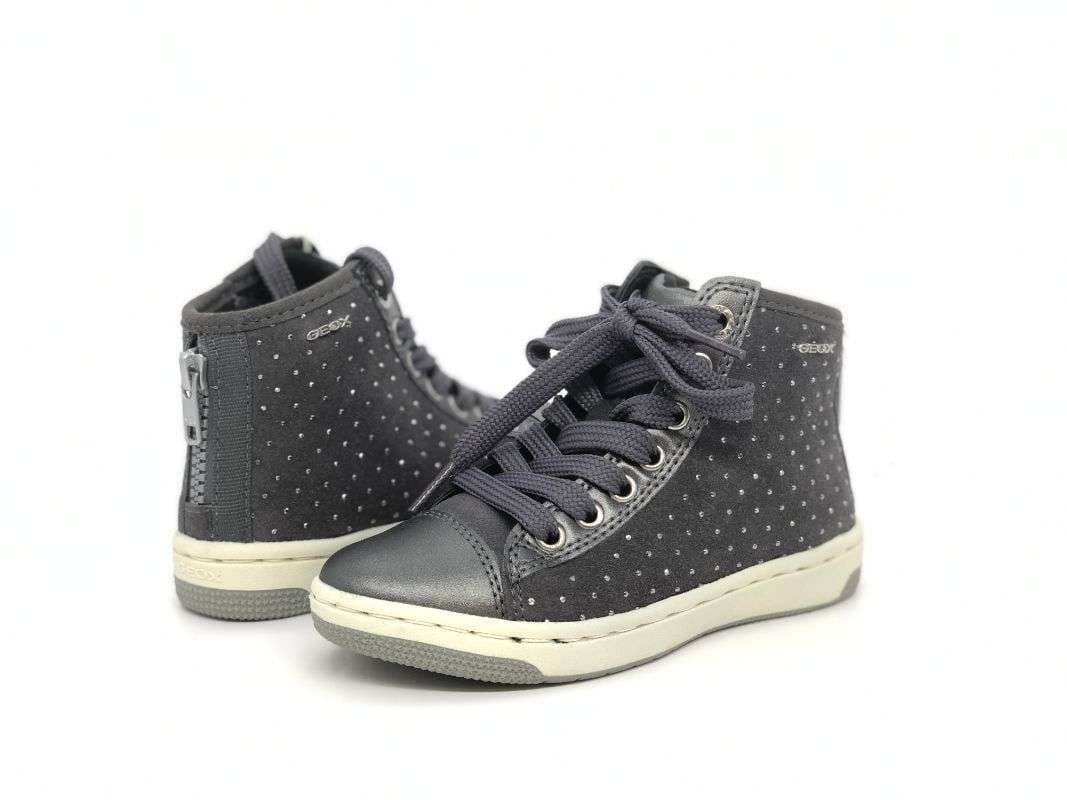 GEOX Sneakers alta bambina J Creamy B grigio in Sneaker casual Calzature Durello - Agna, commercioVirtuoso.it