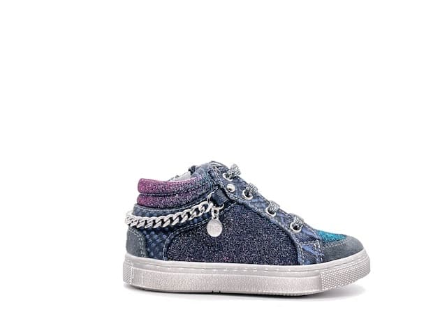 NERO GIARDINI Scarponcino Bambina Daneris Blu in Stivali Calzature Durello - Agna, commercioVirtuoso.it