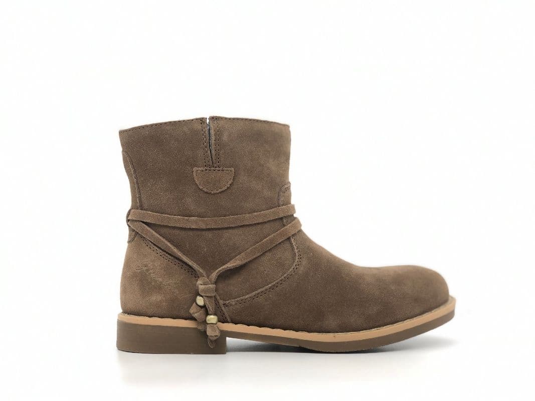 GRUNLAND Stivaletto bambina Nive taupe - 6