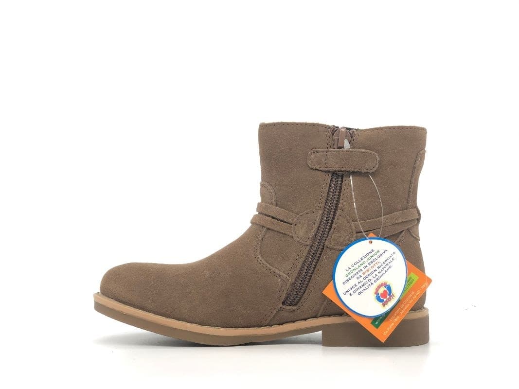 GRUNLAND Stivaletto bambina Nive taupe in Sneaker casual Calzature Durello - Agna, commercioVirtuoso.it