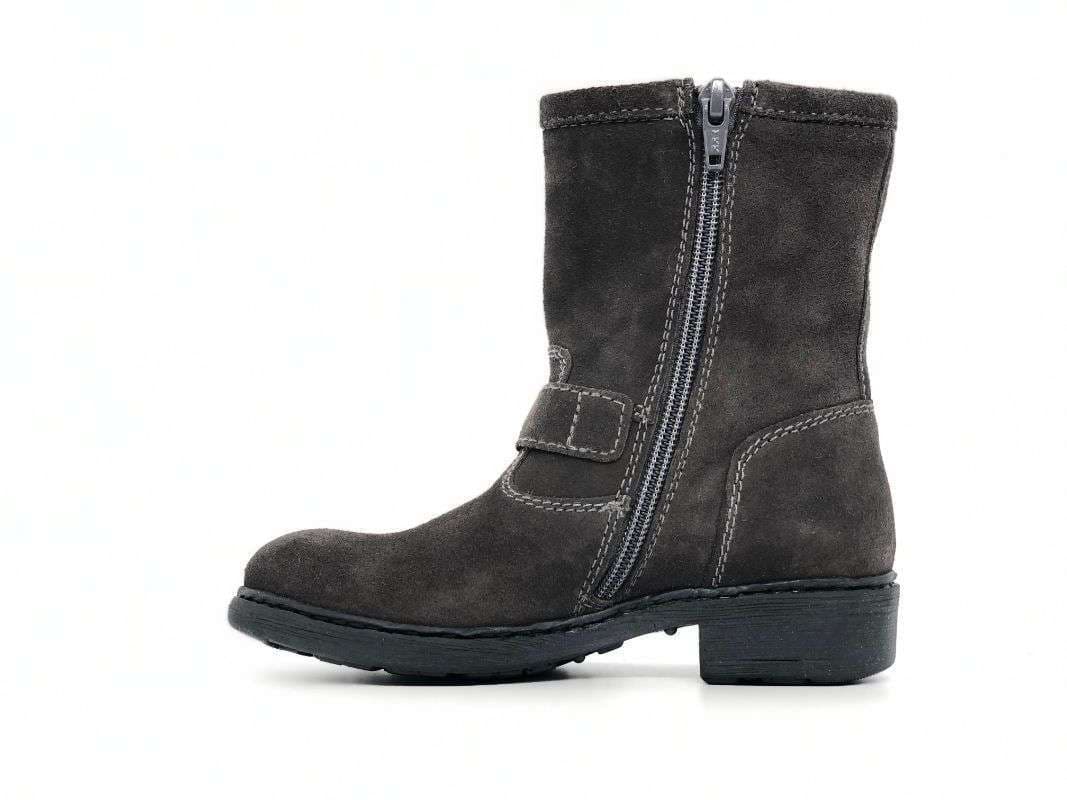 NERO GIARDINI Stivaletti bambina camoscio carbone con fibbie in Stivali Calzature Durello - Agna, commercioVirtuoso.it