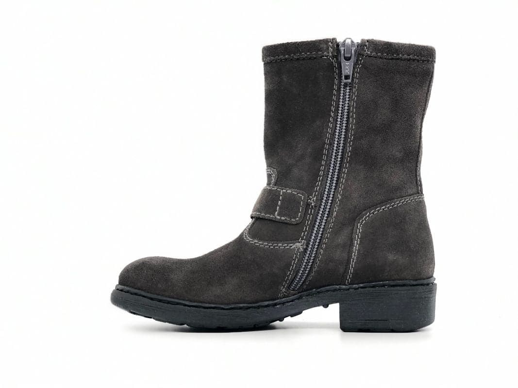NERO GIARDINI Stivaletti bambina camoscio carbone con fibbie in Stivali Calzature Durello - Agna, commercioVirtuoso.it