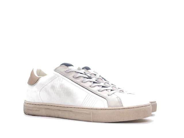 CRIME LONDON Sneakers Uomo Low Top Essential White - 6