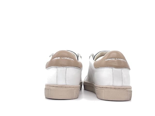 CRIME LONDON Sneakers Uomo Low Top Essential White in Sneaker casual Calzature Durello - Agna, commercioVirtuoso.it