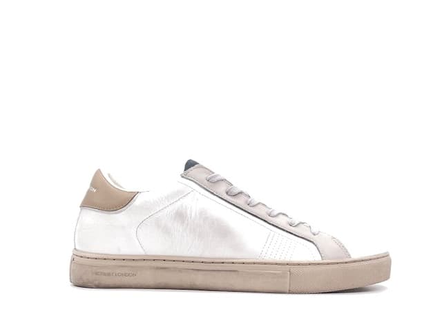 CRIME LONDON Sneakers Uomo Low Top Essential White in Sneaker casual Calzature Durello - Agna, commercioVirtuoso.it