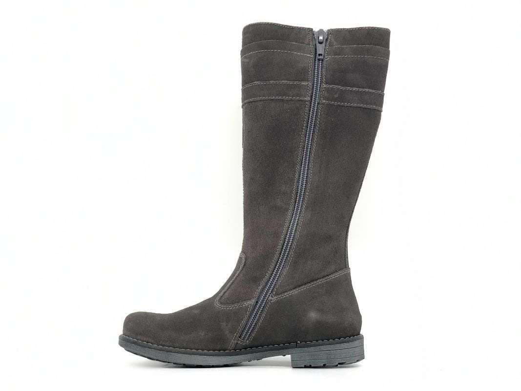 NERO GIARDINI Stivale bambina camoscio grigio in Stivali Calzature Durello - Agna, commercioVirtuoso.it