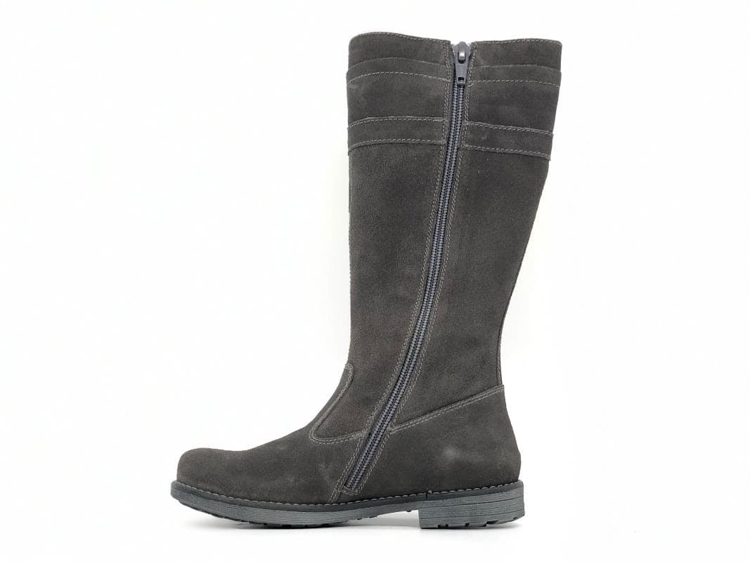 NERO GIARDINI Stivale bambina camoscio grigio in Stivali Calzature Durello - Agna, commercioVirtuoso.it