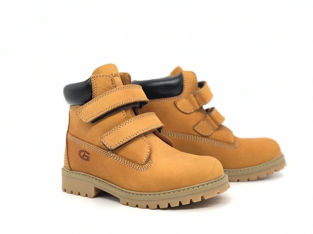 GRUNLAND Scarponcino bambino Rock Ocra con strappi in Stivali Calzature Durello - Agna, commercioVirtuoso.it