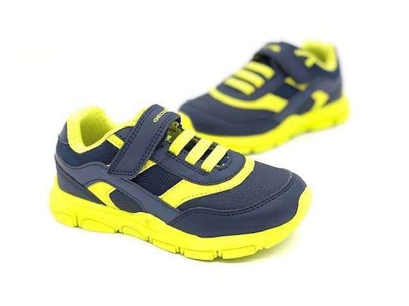 GEOX Sneakers bambino J N. Torque B. blu lime in Sneaker casual Calzature Durello - Agna, commercioVirtuoso.it