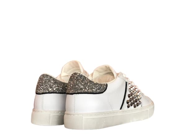 CRIME LONDON Sneakers Low Top Essential con borchie in Sneaker casual Calzature Durello - Agna, commercioVirtuoso.it