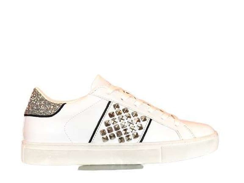 CRIME LONDON Sneakers Low Top Essential con borchie - 5