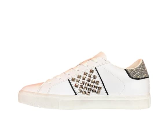 CRIME LONDON Sneakers Low Top Essential con borchie in Sneaker casual Calzature Durello - Agna, commercioVirtuoso.it