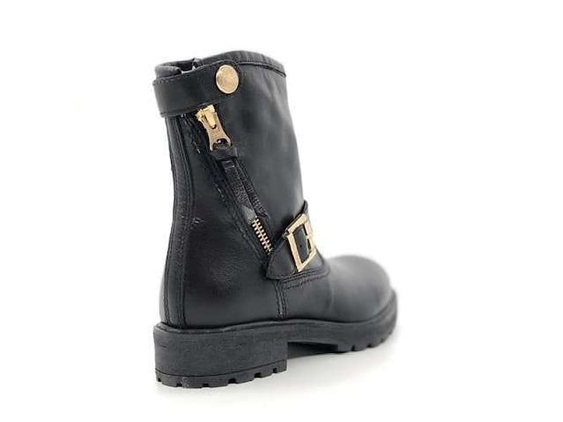NERO GIARDINI Stivaletti bambina con fibbia e zip oro in Stivali Calzature Durello - Agna, commercioVirtuoso.it