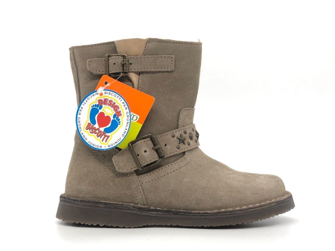 GRUNLAND Stivaletto bambina Ivan taupe - 6