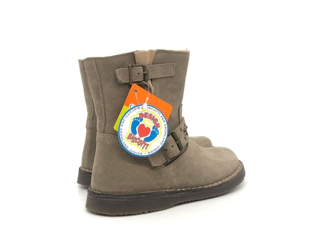 GRUNLAND Stivaletto bambina Ivan taupe in Stivali Calzature Durello - Agna, commercioVirtuoso.it
