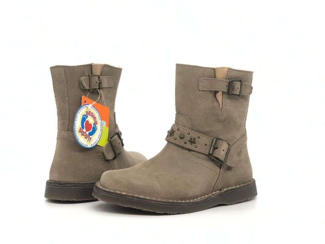 GRUNLAND Stivaletto bambina Ivan taupe in Stivali Calzature Durello - Agna, commercioVirtuoso.it