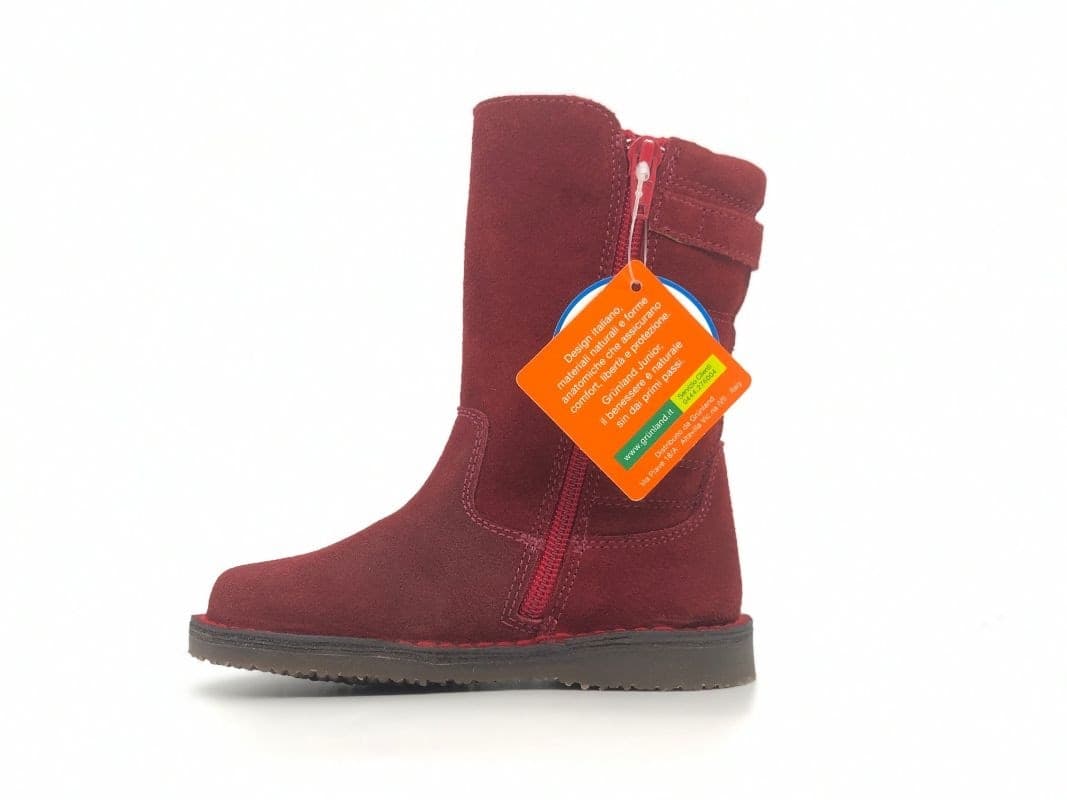 GRUNLAND Junior Stivaletto bambina Ivan rosso in Stivali Calzature Durello - Agna, commercioVirtuoso.it