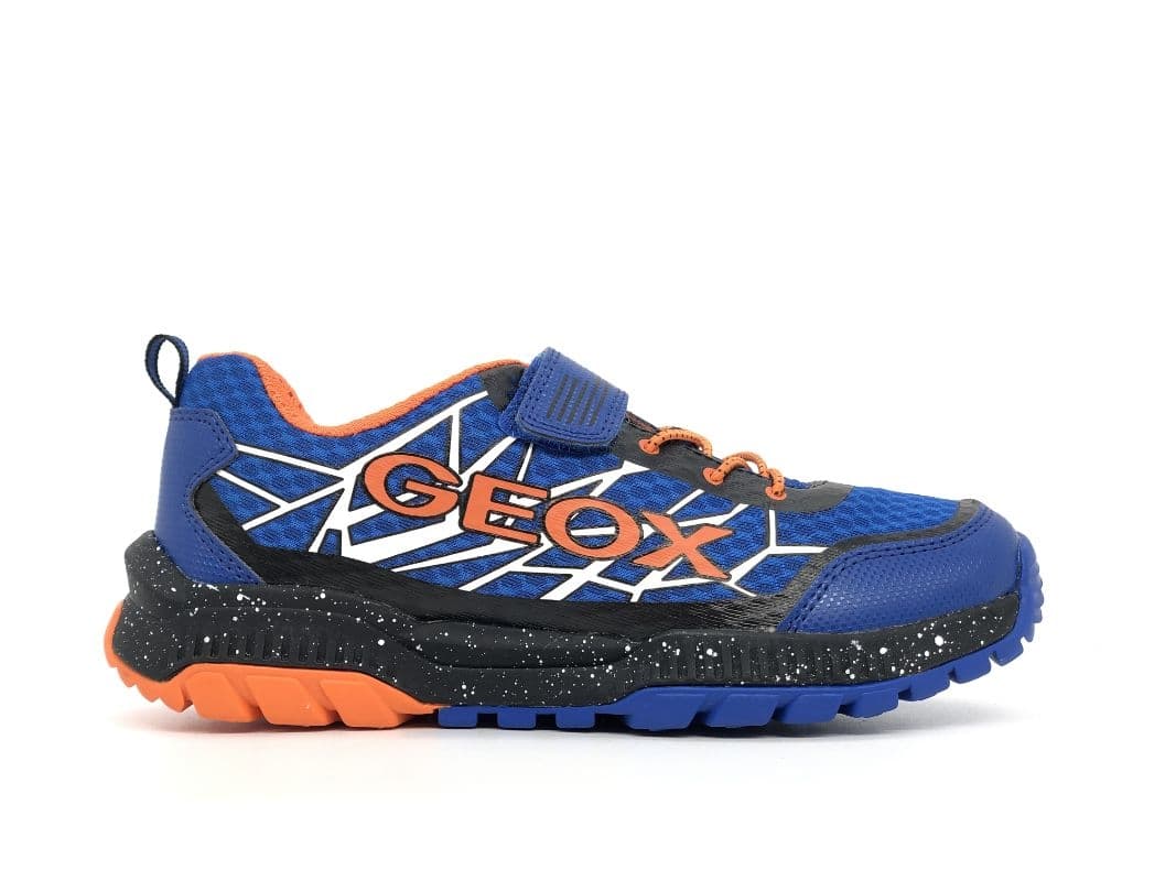 GEOX Sneakers bambino J Tuono B Royal Arancione - 6
