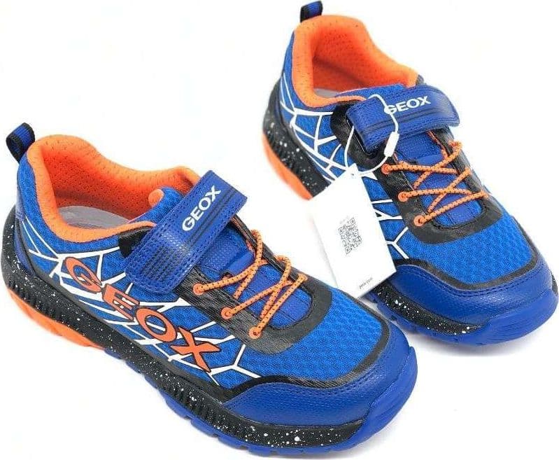 GEOX Sneakers bambino J Tuono B Royal Arancione in Sneaker casual Calzature Durello - Agna, commercioVirtuoso.it