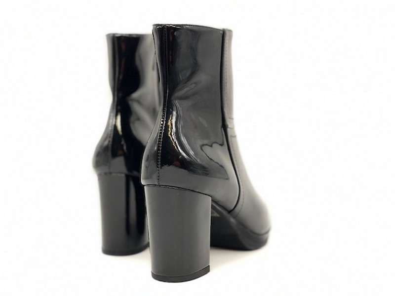 GRUNLAND Tronchetto donna Ruan nero lucido in prodotto Calzature Durello - Agna, commercioVirtuoso.it