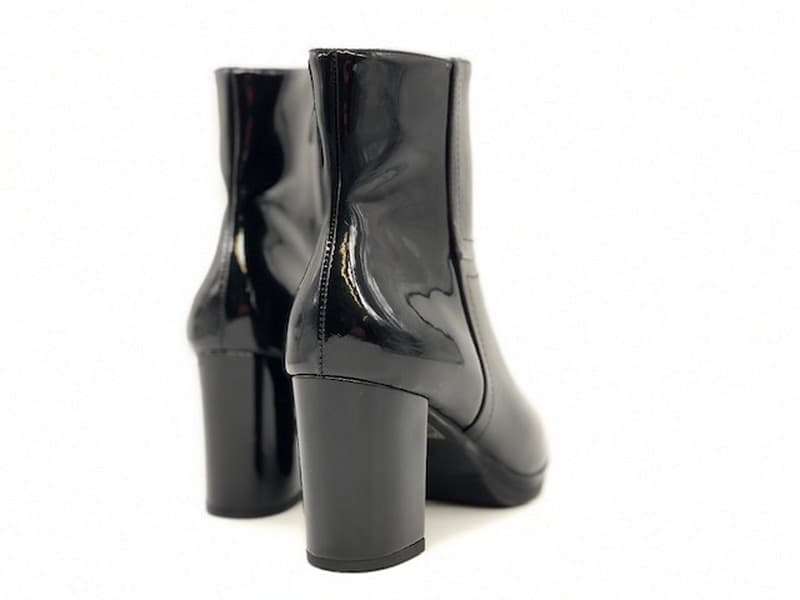 GRUNLAND Tronchetto donna Ruan nero lucido in prodotto Calzature Durello - Agna, commercioVirtuoso.it