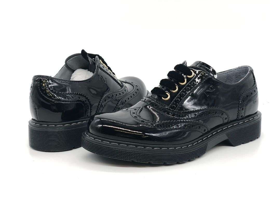 NERO GIARDINI Francesine bambina stile inglese in Ballerine Calzature Durello - Agna, commercioVirtuoso.it