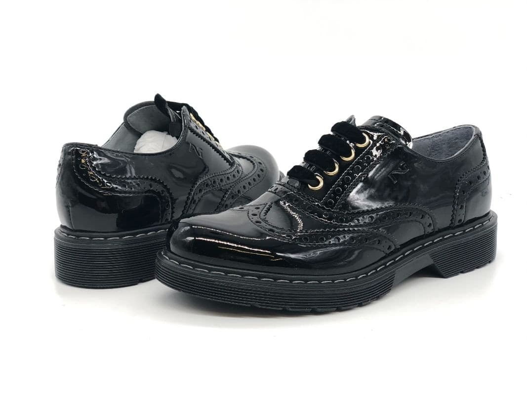 NERO GIARDINI Francesine bambina stile inglese in Ballerine Calzature Durello - Agna, commercioVirtuoso.it