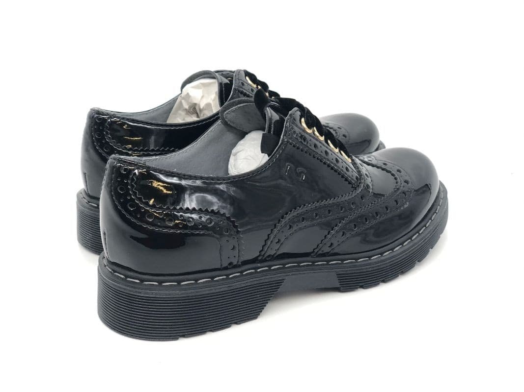 NERO GIARDINI Francesine bambina stile inglese in Ballerine Calzature Durello - Agna, commercioVirtuoso.it
