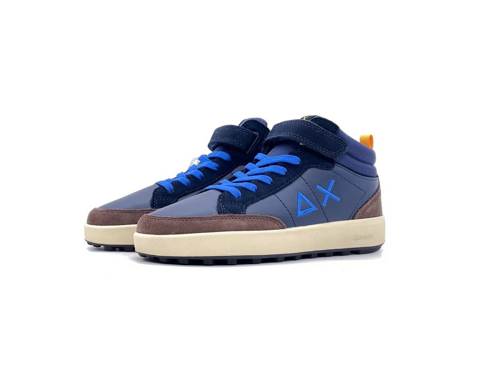 SUN68 Sneakers ragazzo Mid Genius Boy Navy Teen - 6